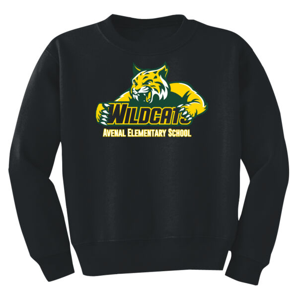 AES Wildcats Youth Fleece Crewneck Thumbnail